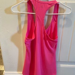 Athleta racerback tank pink size xs